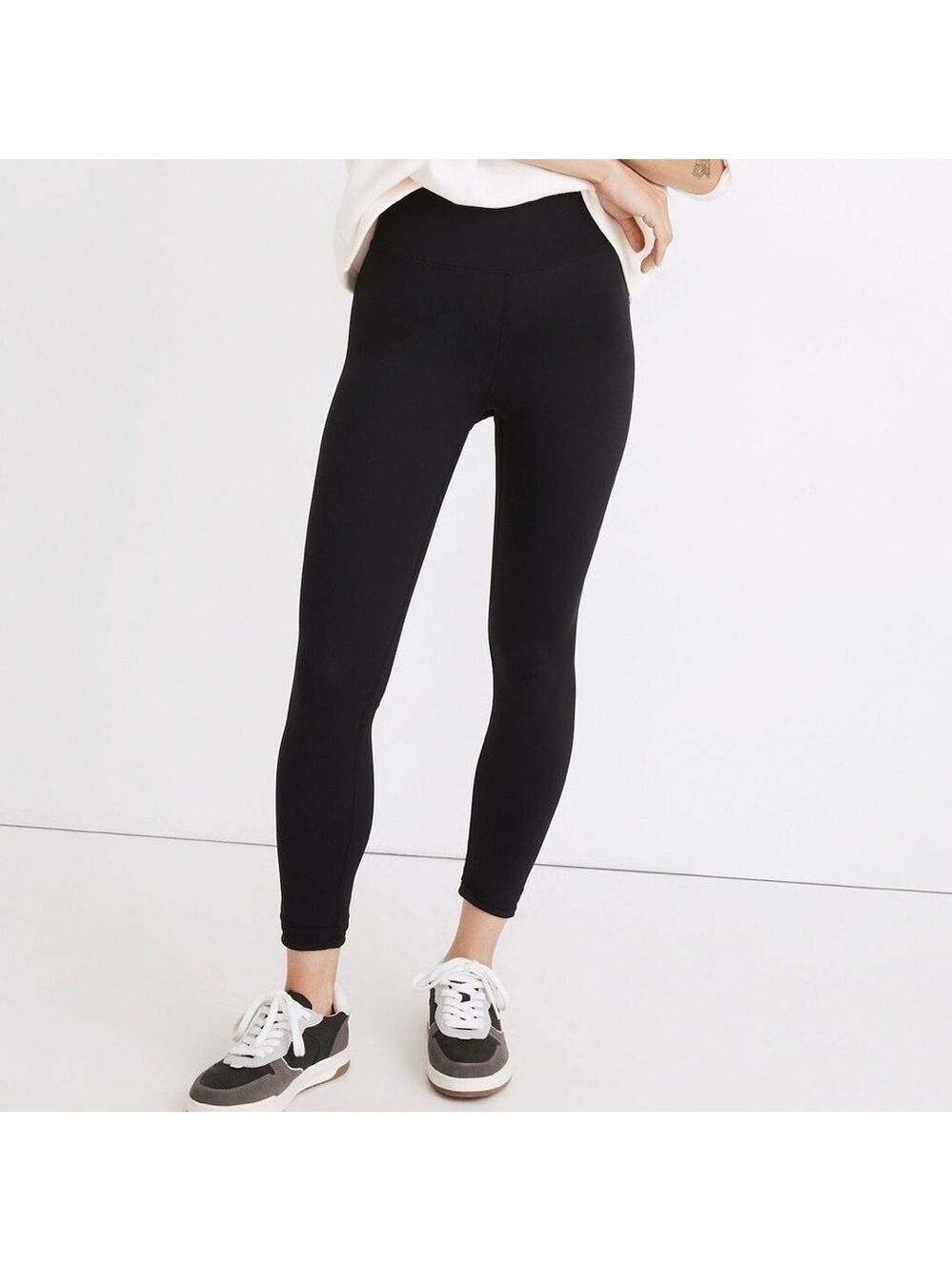 Madewell MWL Form High-Rise 25" Leggings Black Size Small Stretch Compression